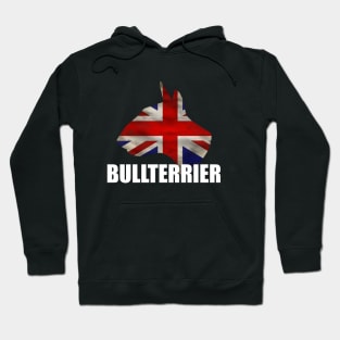 BULL TERRIER - GB flag Hoodie